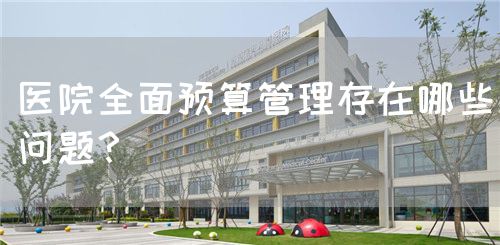 醫(yī)院全面預(yù)算管理存在哪些問題？(圖1)