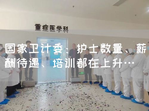 國家衛(wèi)計委：護士數(shù)量、薪酬待遇、培訓都在上升…(圖1)