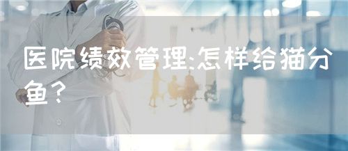 醫(yī)院績(jī)效管理:怎樣給貓分魚？(圖1)